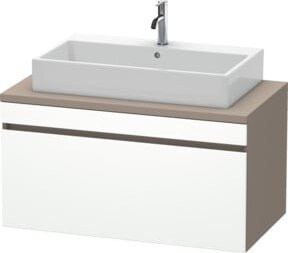 Duravit Waschtischunterschrank DuraStyle in Weiß Matt, Wandmontage, B: 100 cm, T: 54,8 cm, H: 51,2 cm - Bild 1