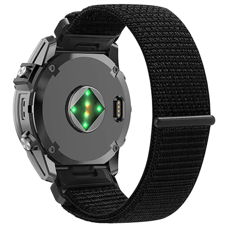 Uhrenarmband Nylon, 22 mm, 26 mm, Schwarz, Unisex - Bild 2