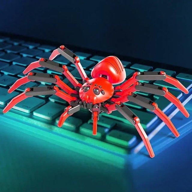 UYAOZHISHANG Mehrgelenkiger Beweglicher Roboter, 3D-gedruckte Spinnentiere mit Saugnapf, Dekompressionsspielzeug - Bild 1