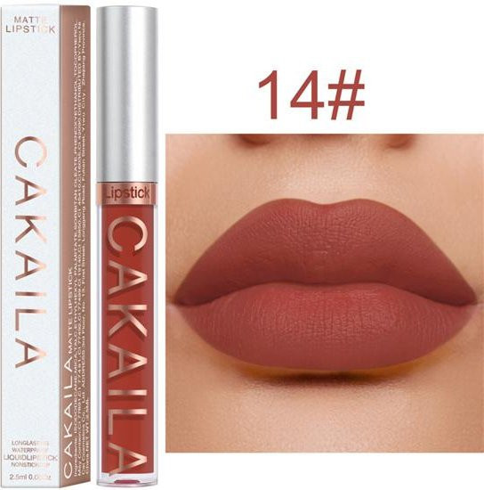 Verve Beauty Flüssig-Lippenstift-Set, Nude Dunkelbraun & Matte Rote Nuancen, Matt - Bild 1