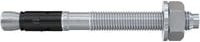 Fischer FAZ II Plus Bolzenanker aus verzinktem Stahl, Farbe: Silber, Durchmesser: 16 mm, Länge: 148 mm, 10 Stück - Bild 1
