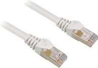 Sharkoon Patchkabel RJ45 Cat.6 SFTP Ethernet LAN in Weiß - Bild 1