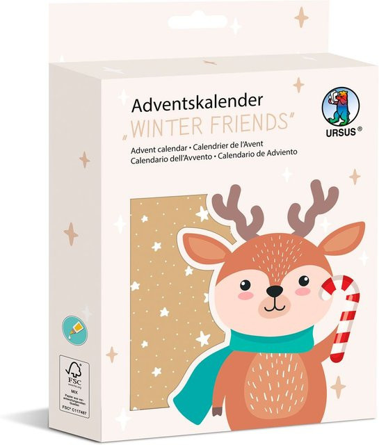 URSUS Winter friends Adventskalender-Set - Bild 1