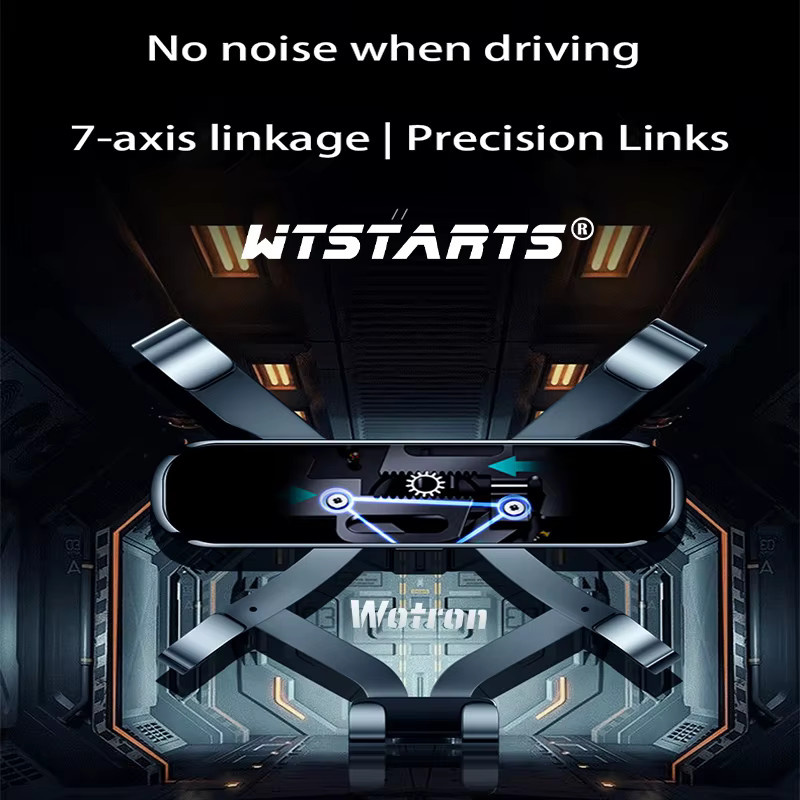 WTSTARTS Auto Handy Halterung für Mercedes Benz S-Klasse W222 W223, 360 Grad rotierbare GPS Halterung, Schwarz - Bild 4