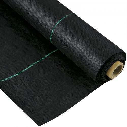 VEVOR Unkrautvlies aus Polyethylen, gewebtes Gartenvlies zur Unkrautbekämpfung, 5OZ, B: 0,9 m, L: 15,2 m - Bild 1