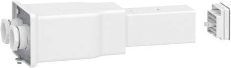 Schneider Electric KBB40ABG44W Verteilungskasten Endeinspeisung 40A, 2 Netze, 3L+N+PE, Linksmontage, Weiß - Bild 1