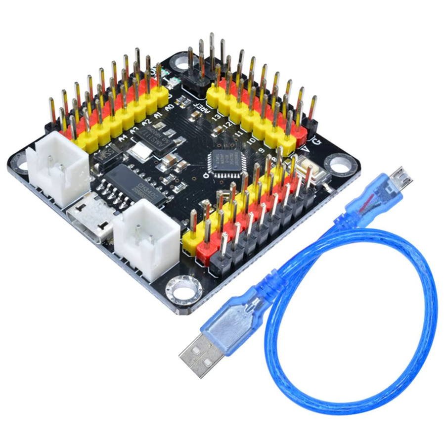 Diy More Strong Series Pro Mini CH340C V3.0 Atmega328P Mikrocontroller-Modul in Schwarz mit Micro-USB-Anschluss - Bild 3
