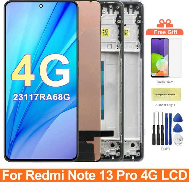 Xiaomi Redmi Note 13 Pro 4G LCD Display mit Digital Touch Screen in Schwarz - Bild 1