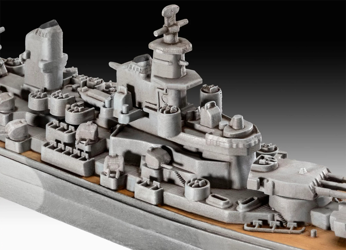 Revell Battleship USS New Jersey, Modellset, 1:1200 - Bild 4