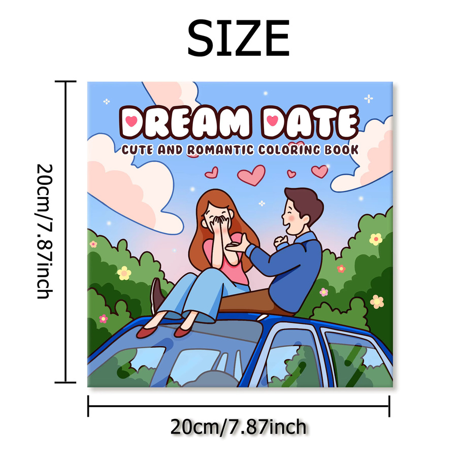 DREAM DATE Malbuch für Erwachsene, ab 14 Jahren - Bild 2