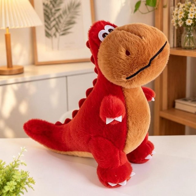 Yiran toy Dinosaurier Plüschtier, Bunt, 20-25cm, ab 14 Jahre - Bild 1