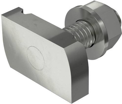 OBO Bettermann Hammerkopfschraube MS41HB M10x30 A4-80 aus Edelstahl in Silber, 50 Stück - Bild 1