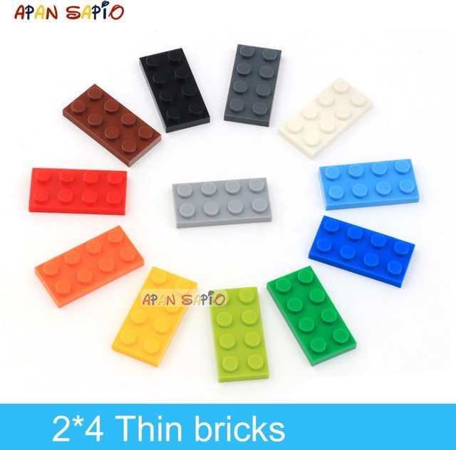 APAN SAPIO DIY Bausteine Dünne Figur Ziegel, 60-teiliges Set, Kunststoff - Bild 1