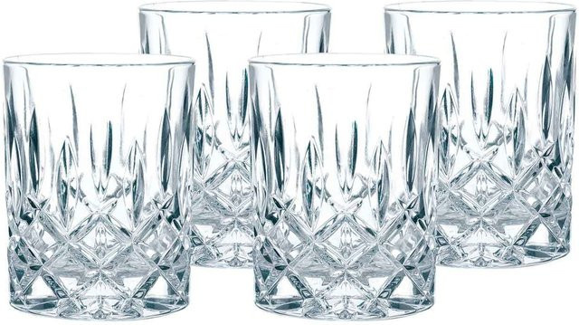 Nachtmann Noblesse Whiskygläser Tumbler aus Kristallglas, transparent, 4er Set, 295 ml pro Glas - Bild 1