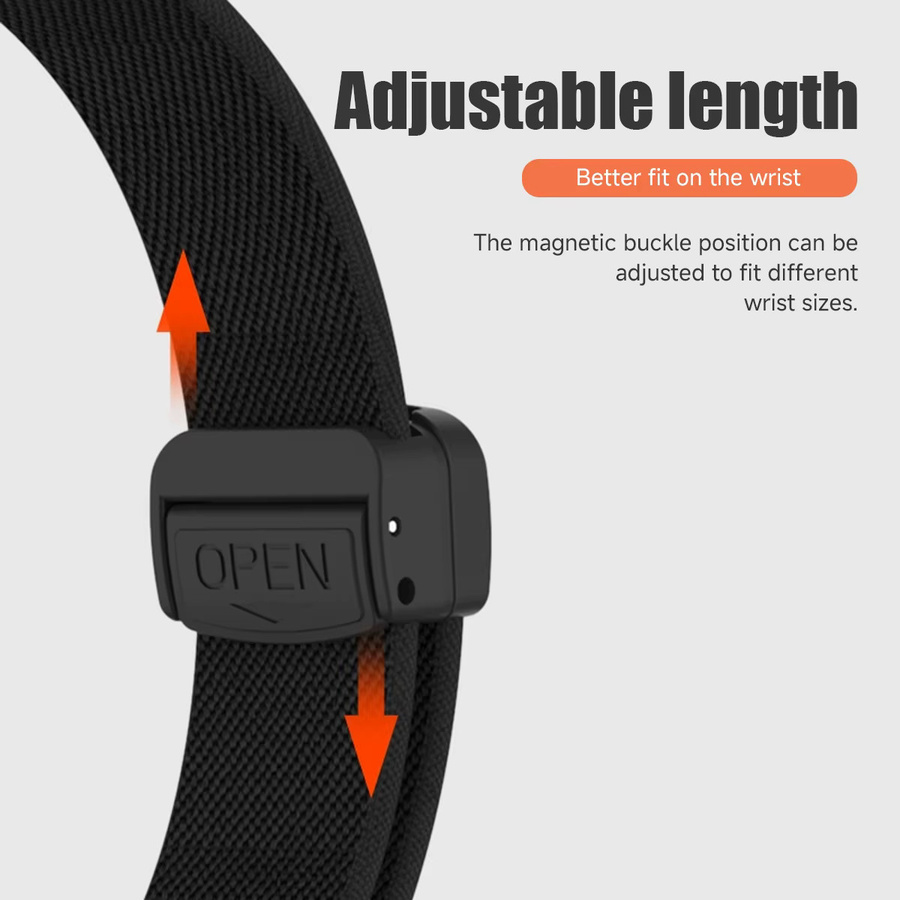 CHIICSMART Uhrenarmband Nylon, elastisch, Unisex - Bild 4