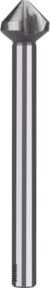 RUKO Kegel- und Entgratsenker DIN 335 Form C 90 Grad HSS mit langem Zylinderschaft in Silber, Senkdurchmesser Ø 12,4 mm - Bild 1