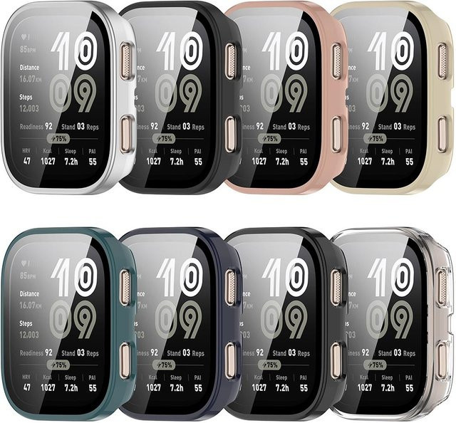 Amazfit Bip 6 Smartwatch Zubehör, Screen Protector und Bumper, Schwarz - Bild 1