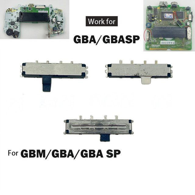 Nintendo Ein/Aus-Schalter Power-Taste in Silber für GBA SP und Game Boy Micro Reparaturteil - Bild 1