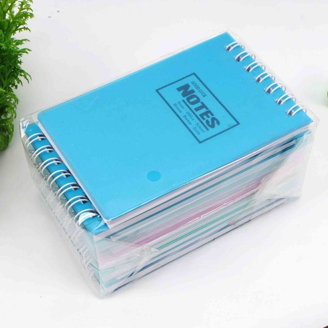 10er Set Mini A7 Notizblock in gemischten Farben als kompaktes Memo Pad und To Do Liste - Bild 1