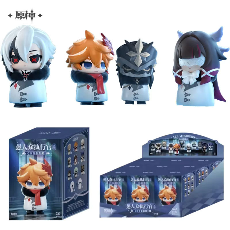 Suplay Genshin Impact Fatui Harbinger Blind Box Anime-Figur aus Kunststoff, mehrfarbig - Bild 2