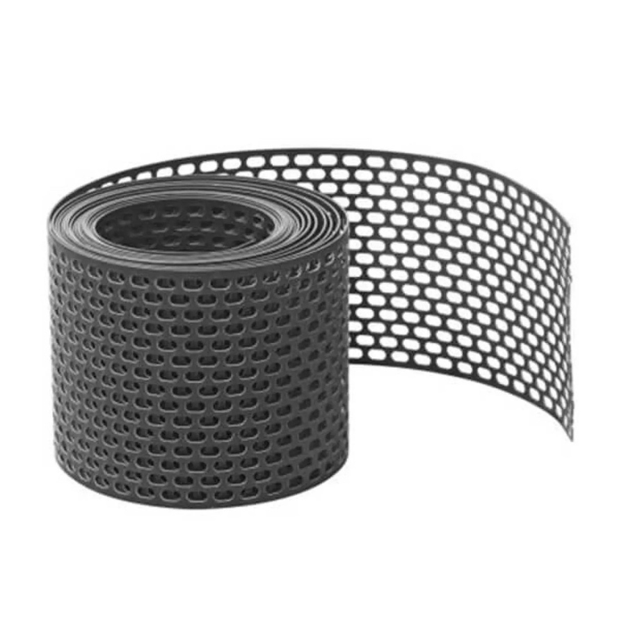 Daprona Vogelschutzgitter Lüftungsband aus PVC in Schwarz, Länge: 5 m, Breite: 5 cm - Bild 2