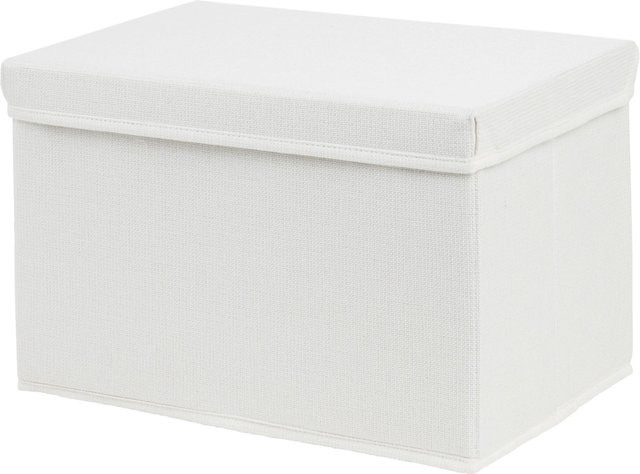 Mömax Faltbox Cindy mit Deckel, Weiß, B/T/H: 38 x 24 x 24 cm - Bild 1