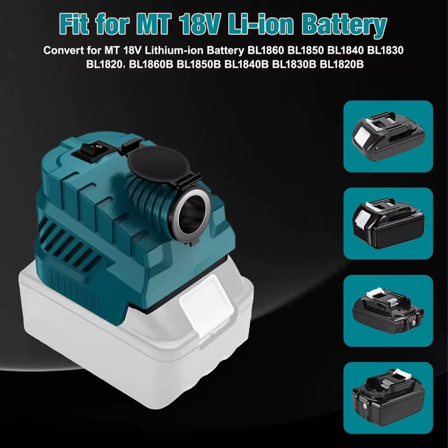 Makita Buck Converter mit Zigarettenanzünder und USB Typ C für 12V 18V 20V Akkus - Bild 4