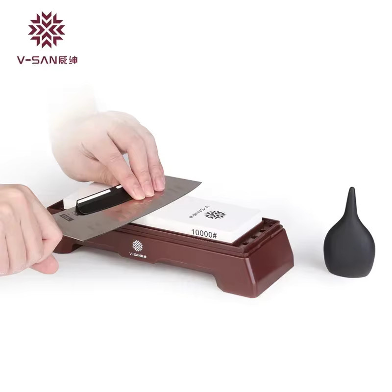TAIDEA Premium Diamantschärfer in Purple für Küchenmesser und Scheren mit zwei Körnungen 1000 und 3000 - Bild 2