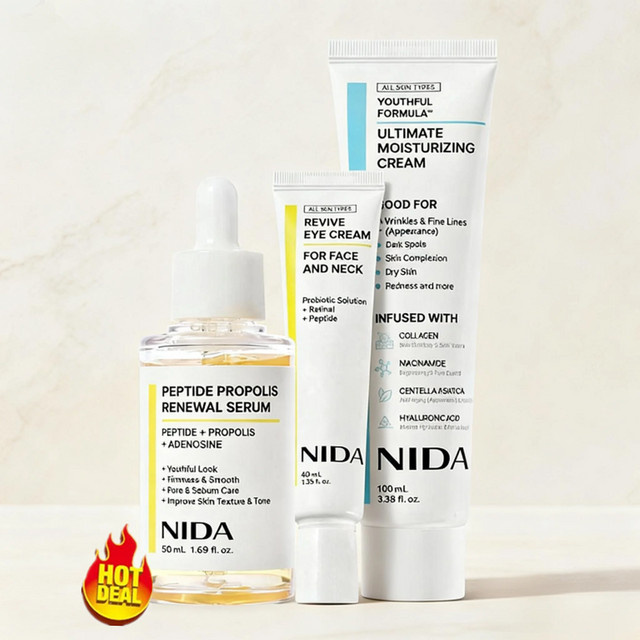 NIDA Kollagen Hyaluronsäure Creme für Gesicht und Augen, Unisex - Bild 1