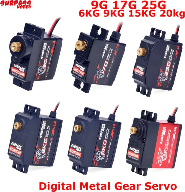 SURPASS Hobby Digital Servo Metal Gear für RC Auto Boot Flugzeug Roboter - Bild 1