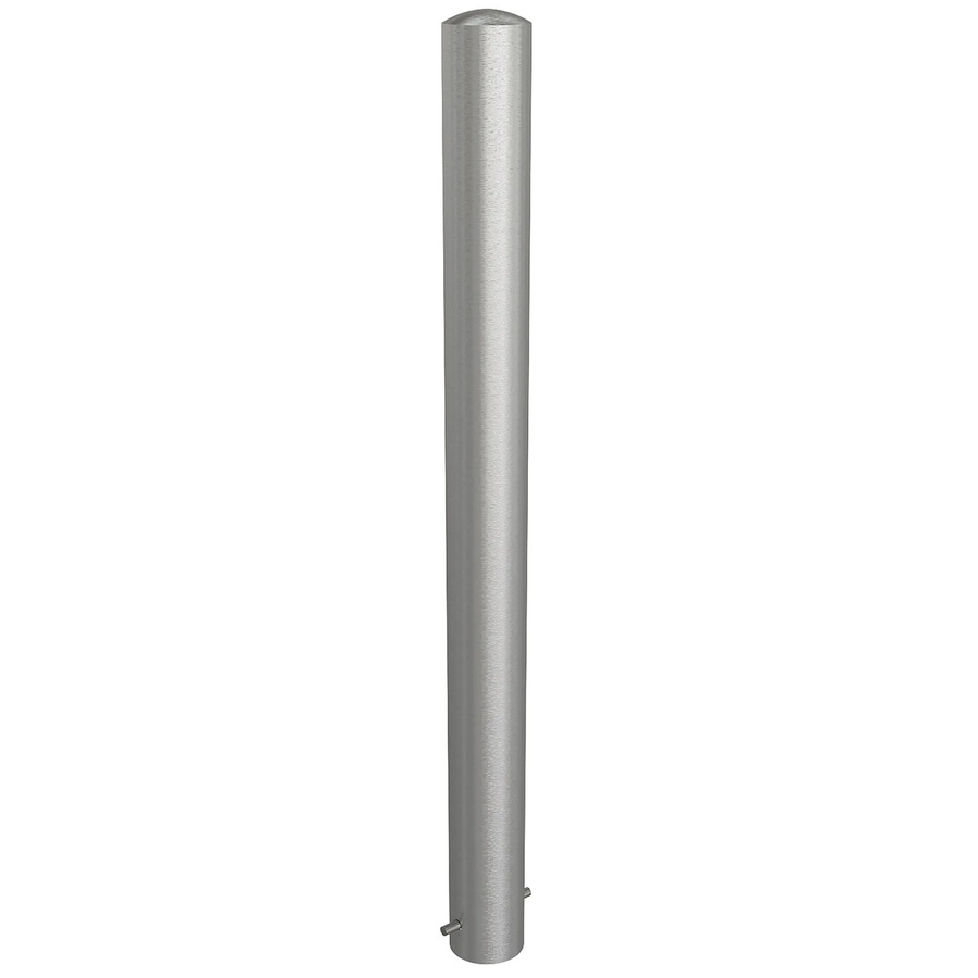 Schake Edelstahlpfosten zum Einbetonieren in Silber, Durchmesser: 10,2 cm - Bild 2