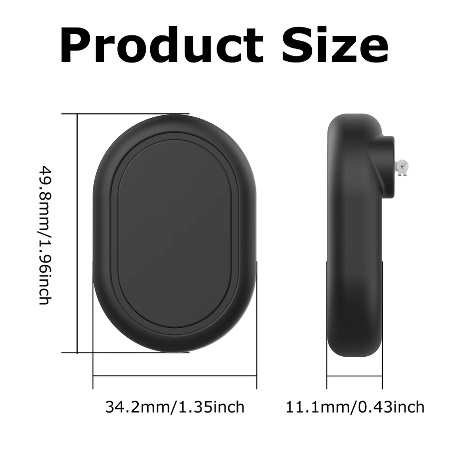 Silikonhülle für Xiaomi Tag mit verstecktem Pin-Halter als Rundumschutz in Pink oder Black - Bild 6