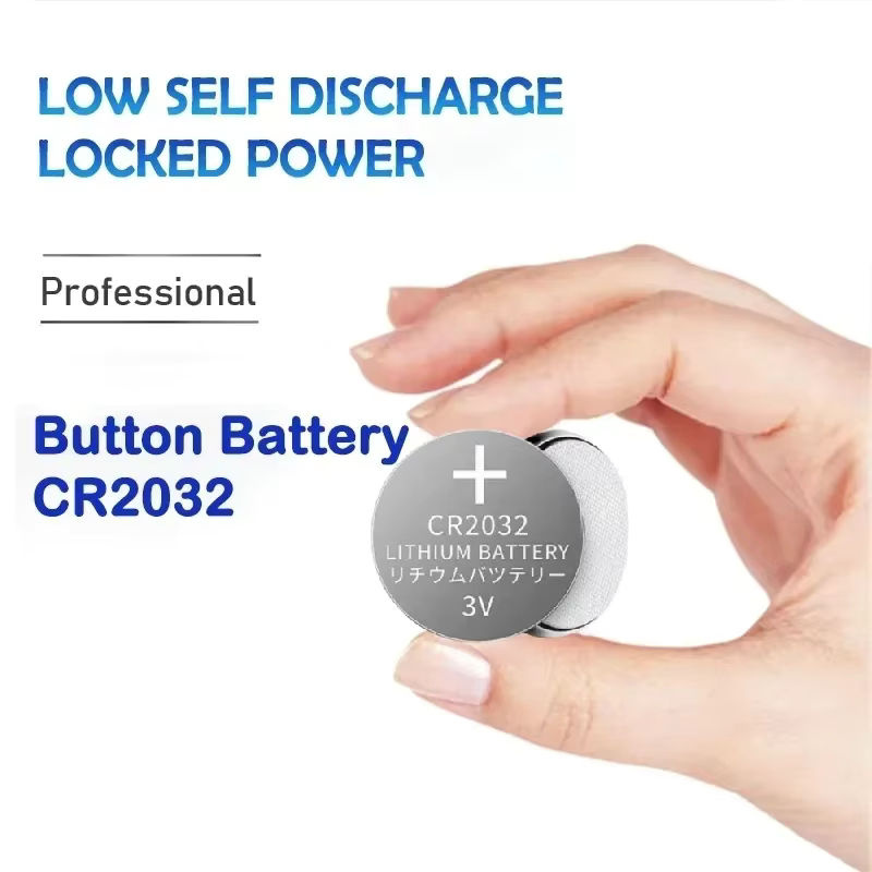 WHITECRANE CR2032 DL2032 Lithium-Knopfbatterien 3V in Silber für Autoschlüssel, Fernbedienungen und Uhren - Bild 2