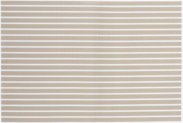 Platzset Jacquard gestreift in Beige, B/T: 45 x 30 cm - Bild 1