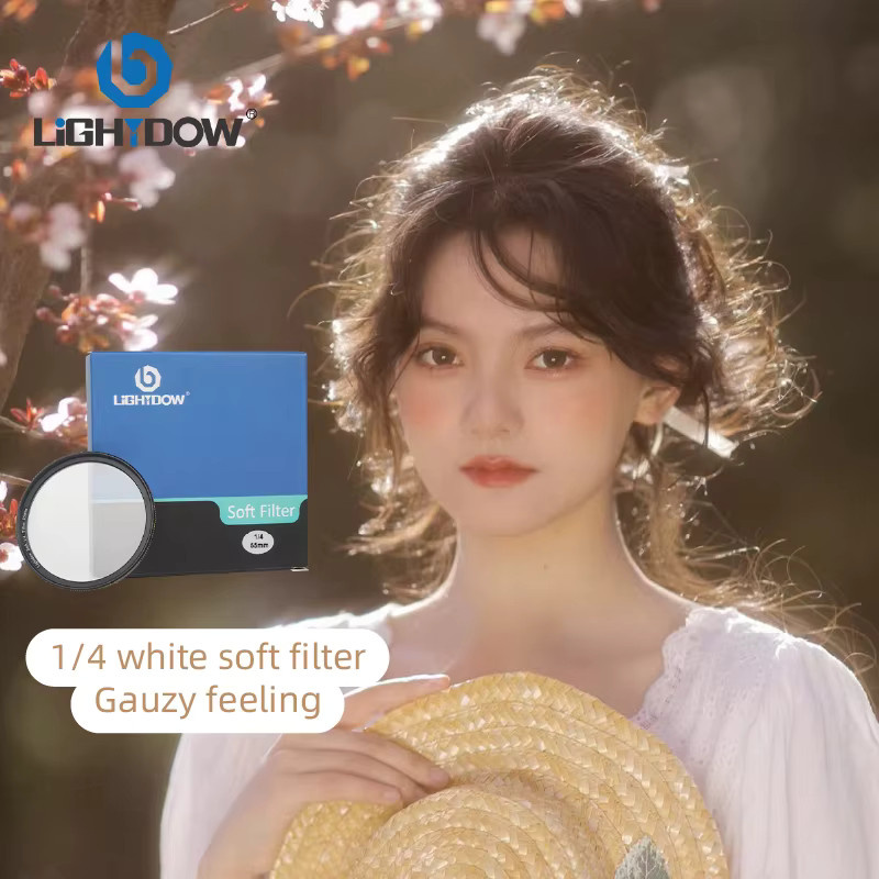Lightdow Soft Mist Objektivfilter für Canon Nikon Sony Fuji Kameraobjektive in Weiß - Bild 2
