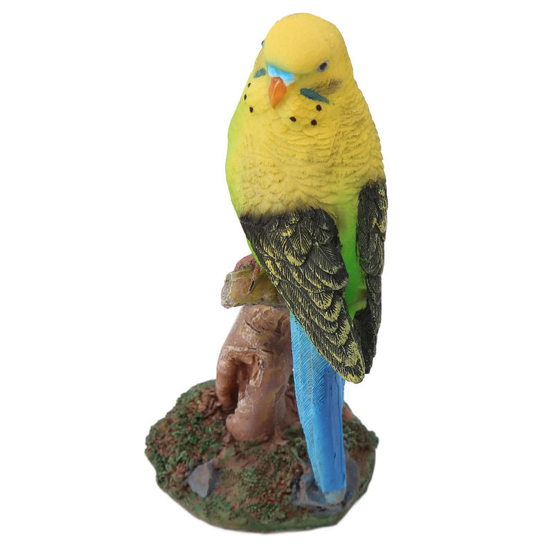 Tooarts Papageien Figur aus Kunstharz als dekorative Vogelskulptur in Mehrfarbig - Bild 2