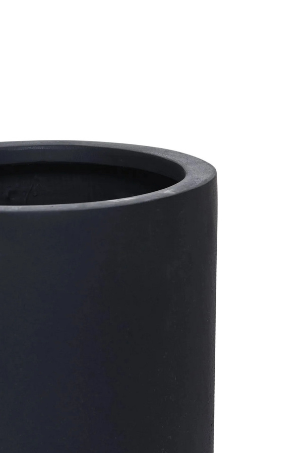 Pflanztopf Elvon von artplants in Schwarz, rund, Durchmesser: 29 cm, Höhe: 29 cm - Bild 4