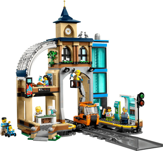 LEGO City Hauptbahnhof Konstruktionsspielzeug - Bild 3