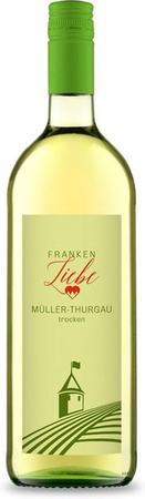 Laurenziuskelter Franken Müller-Thurgau QbA trocken Weißwein 1 l