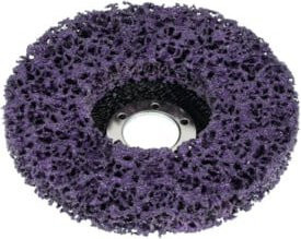 3M XT-PRO Grobreinigungsscheibe aus Siliziumkarbid für Winkelschleifer, Durchmesser: 115 mm, Farbe: Violett - Bild 1
