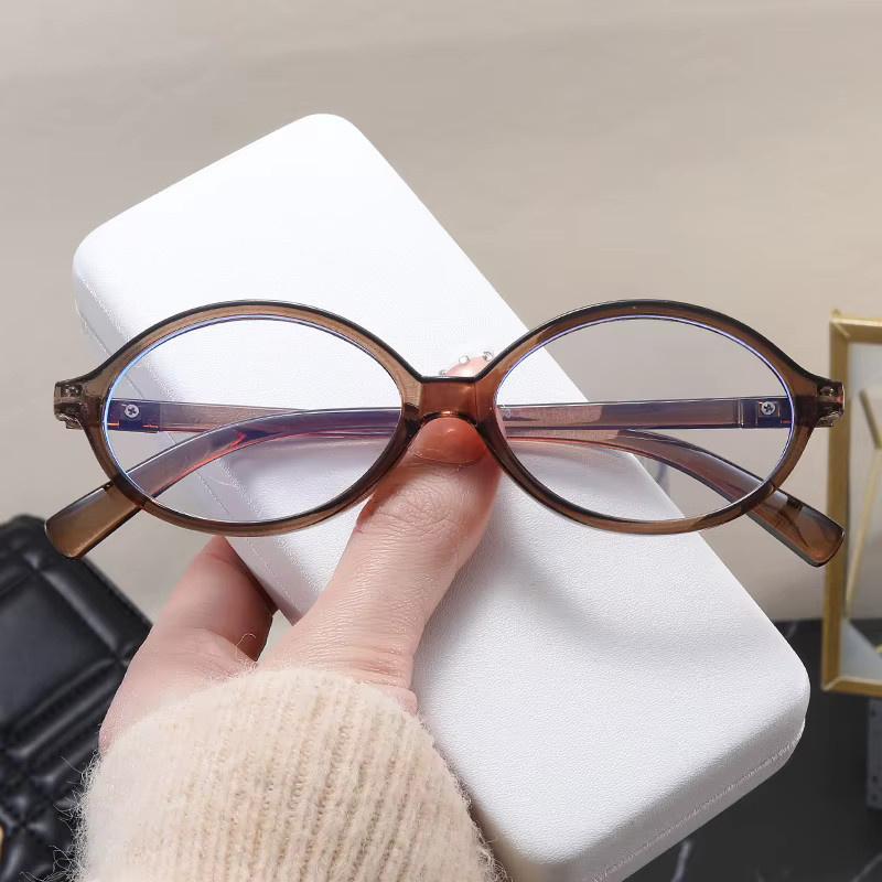 BYLEN Korrektionsbrille Oval, Kunststoff, Braun, Damen, Vollrand - Bild 2
