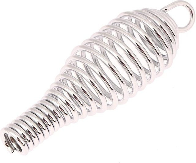 Wiederverwendbarer Grillfedergriff aus Edelstahl für Holzöfen und Schränke, Drahtdurchmesser: 3,2 mm, Farbe: Silber - Bild 1