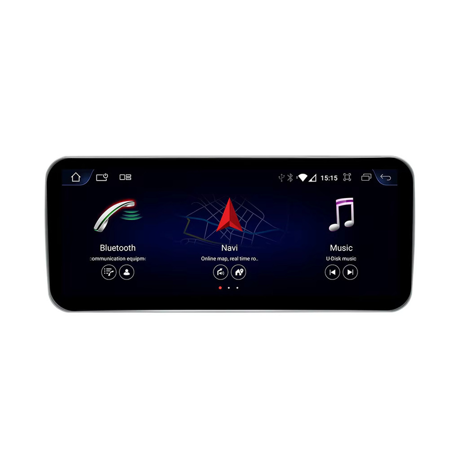 FAZY Android 14 Autoradio mit Carplay und Android Auto für Mercedes Benz A CLA GLA W176 C117 X156 W463 in Schwarz mit WIFI und GPS Navigation - Bild 6