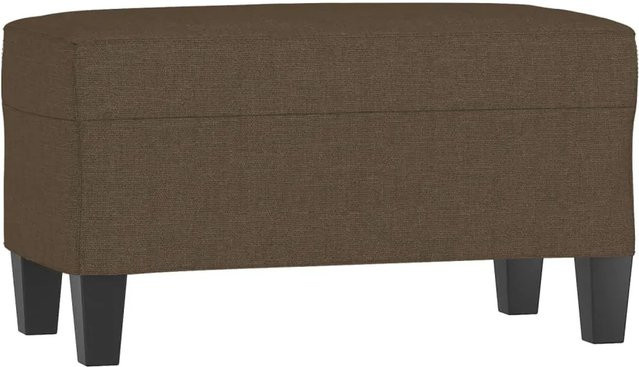 vidaXL Sitzbank in Braun mit Stoffbezug, B/T/H: 100 x 35 x 41 cm - Bild 1