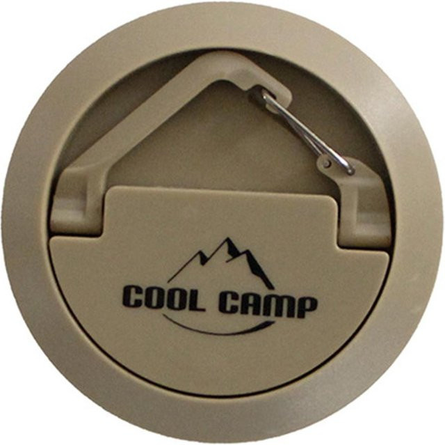 Super Six Magnetischer Haken für Campingzelte und Outdoor-Überdachungen in Schwarz aus ABS mit starkem Magnetverschluss - Bild 1