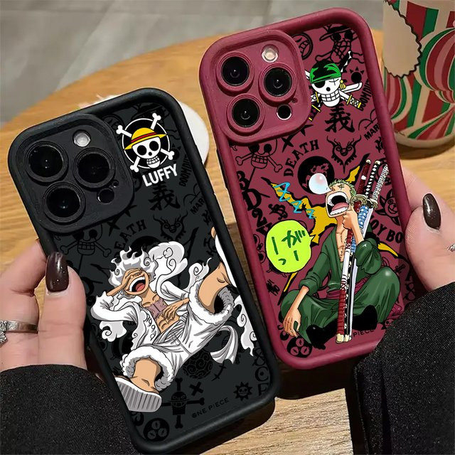Anime One Piece Luffy Zoro Handyhülle für Xiaomi Mi 15T 17 15 14 13 14T Lite Poco M7 F7 M6 X8 X7 Pro Max Ultra 4G 5G Cover - Bild 1