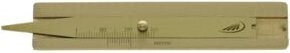 Helios Reifenprofil-Tiefenmaß Caliper aus Hartmessing in Gold, 30 mm - Bild 1