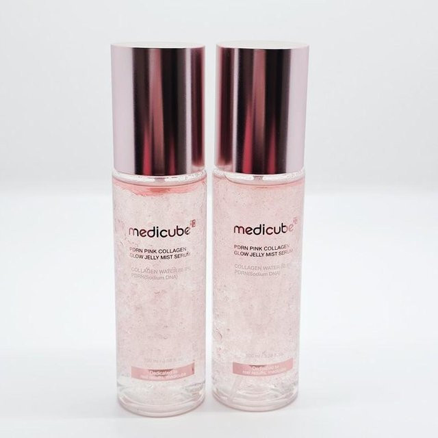 medicube PDRN Pink Collagen Glow Jelly Mist, 2x 100 ml, Gesichtsspray - Bild 1