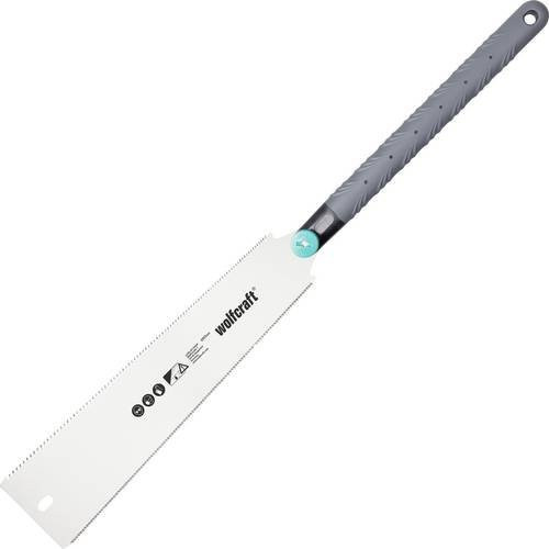 Wolfcraft Japan-Zugsäge in Silber und Schwarz, Länge: 33 cm - Bild 1
