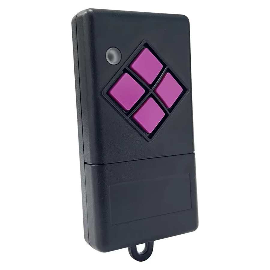 Dickert Garagentor-Fernbedienung Set mit 10 Stück, 4 Kanäle, 433 MHz, Farbe Pink/Schwarz, für MAHS433-04 Garagentore - Bild 2